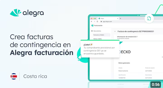 Facturas de contingencia