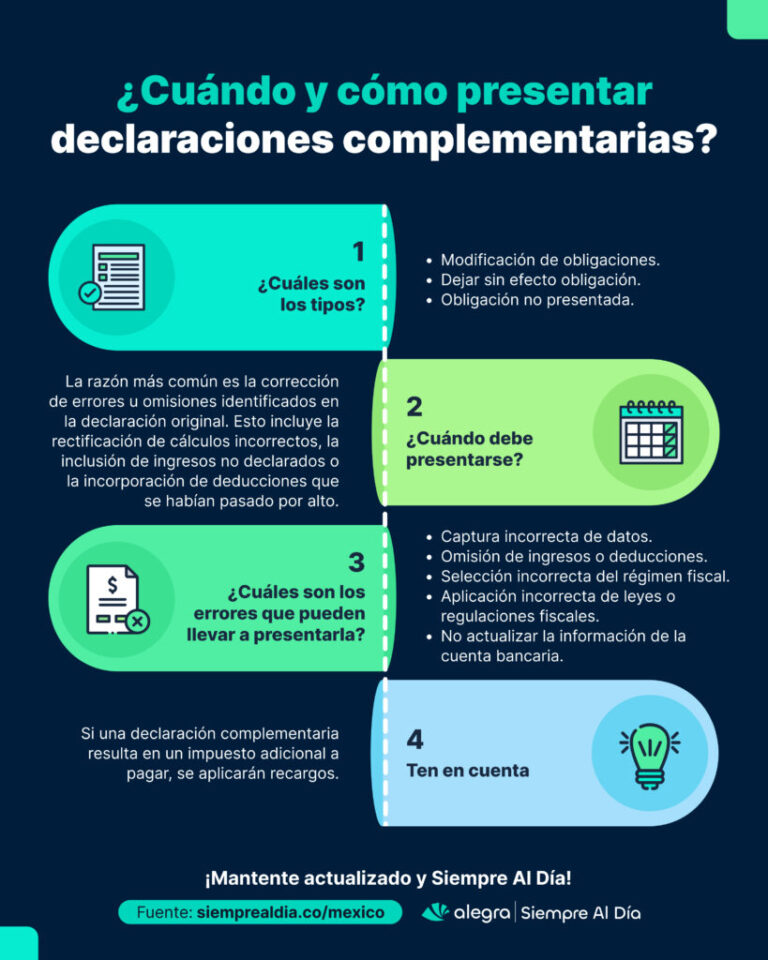 Declaraciones complementarias